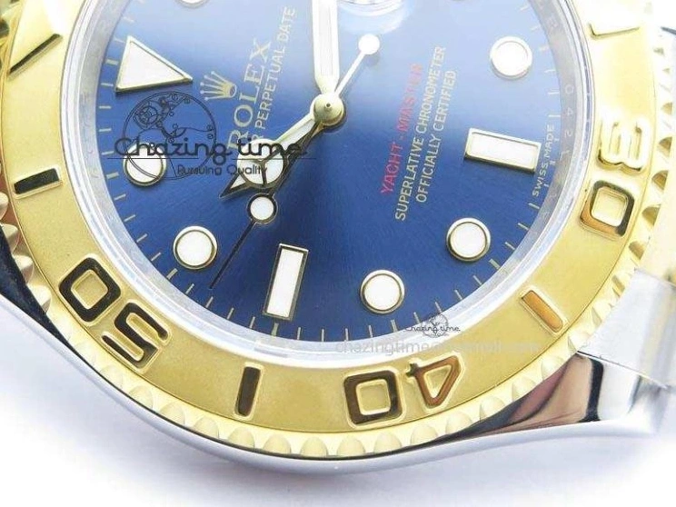 Yacht-Master Edition 116622 SS Bracelet YG Blue Best Dial JF A2836 On 0115